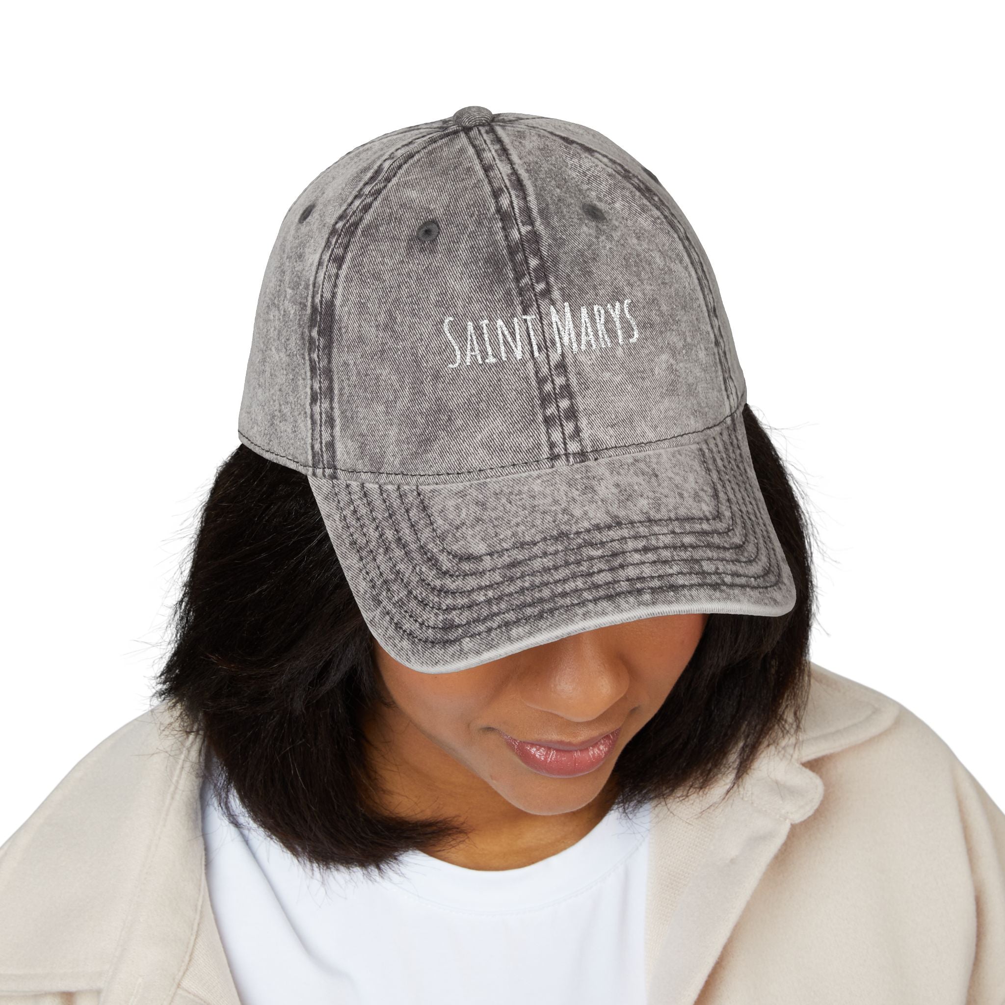 Saint Mary Vintage Embroidered Cap