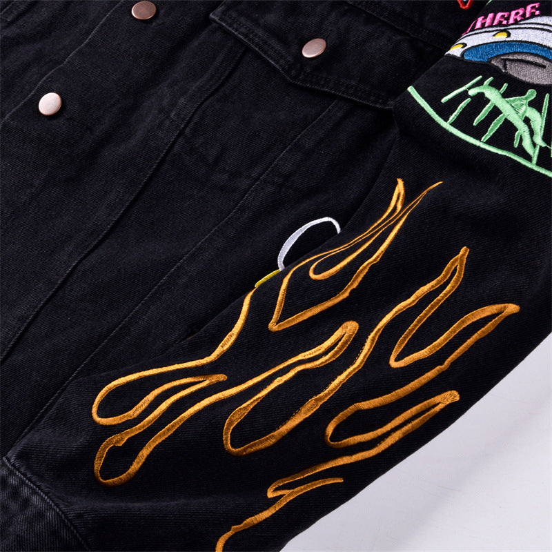 Invincible Heavy Industries Embroidered Denim Jacket