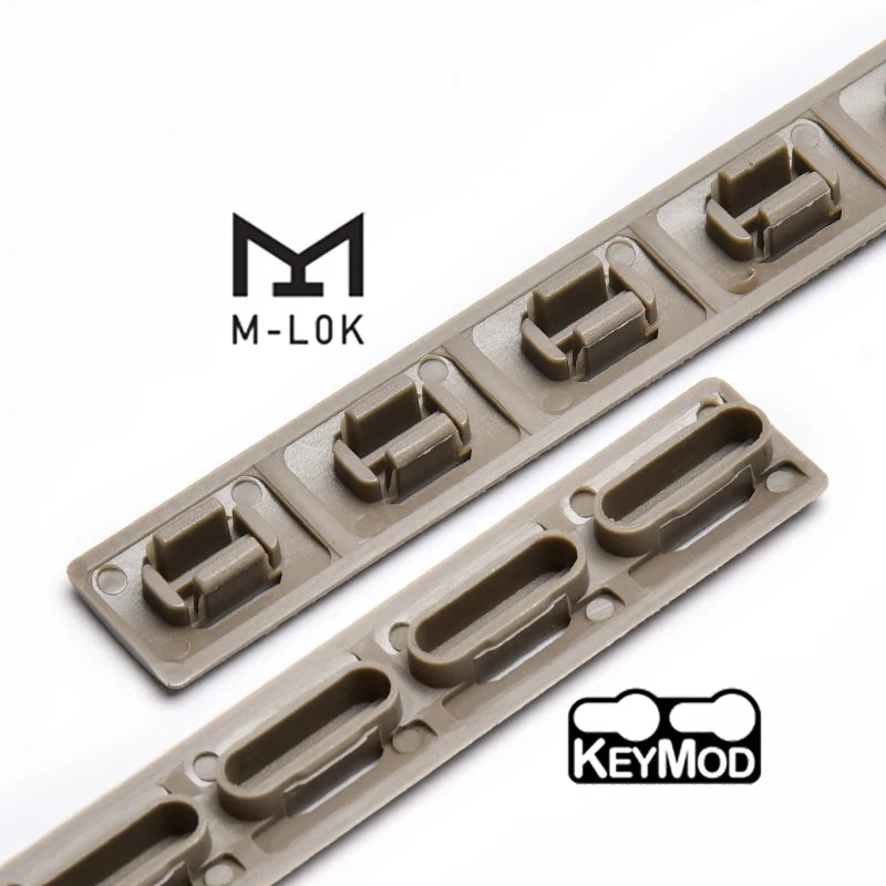 Tactical Hand Stop Kit 4-Piece Set for AR15 M4 Airsoft Fits 20mm Picatinny MLOK Keymod BCM