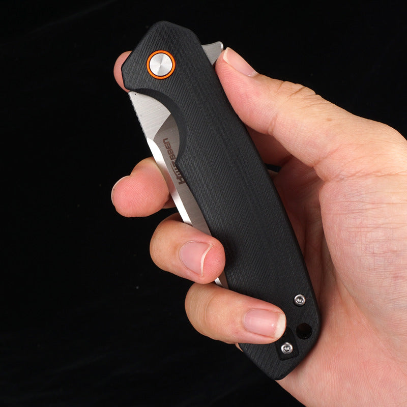 Folding Outdoor Wilderness Tool G10 Handle Bearing Folding Knife