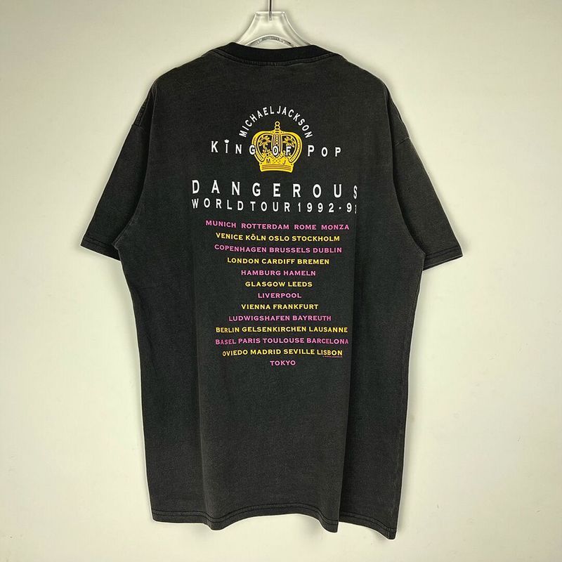 T-shirt High Street Men's And Women's Loose Short-sleeved