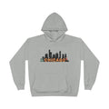 Chicago Skyline Winter Pullover Hoodie - Unisex