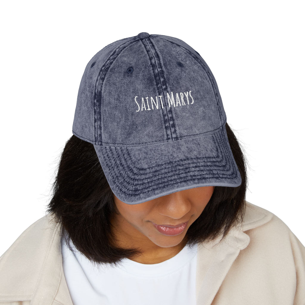 Saint Mary Vintage Embroidered Cap