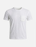 Retro Washed Pocket 3D Digital Print All-Match Crew Neck Short-Sleeve T-Shirt