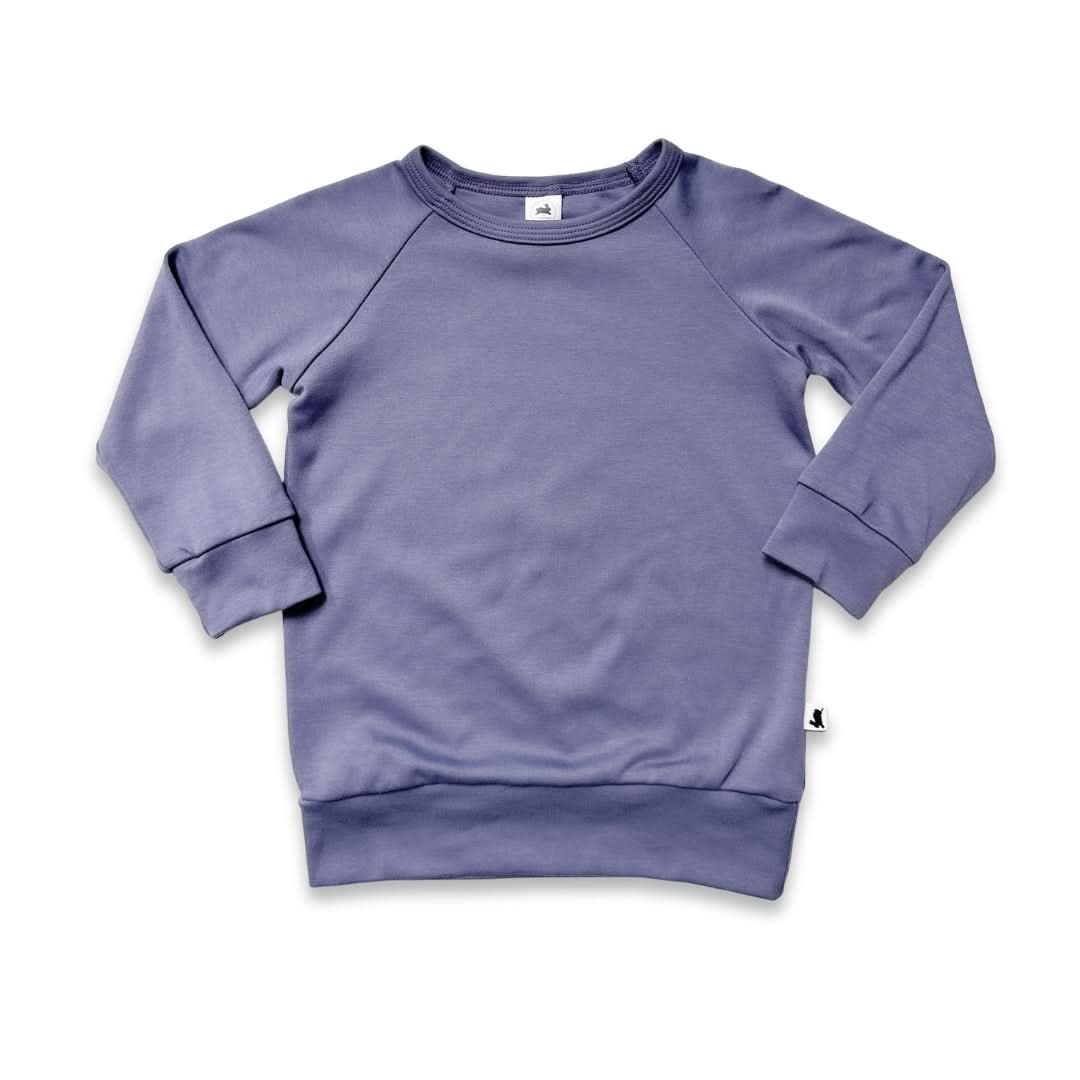 Youth Bamboo Raglan Pullover | Black-4