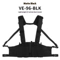 Lightweight SF Tactical Chest Hanging Zipper H-shaped Strap