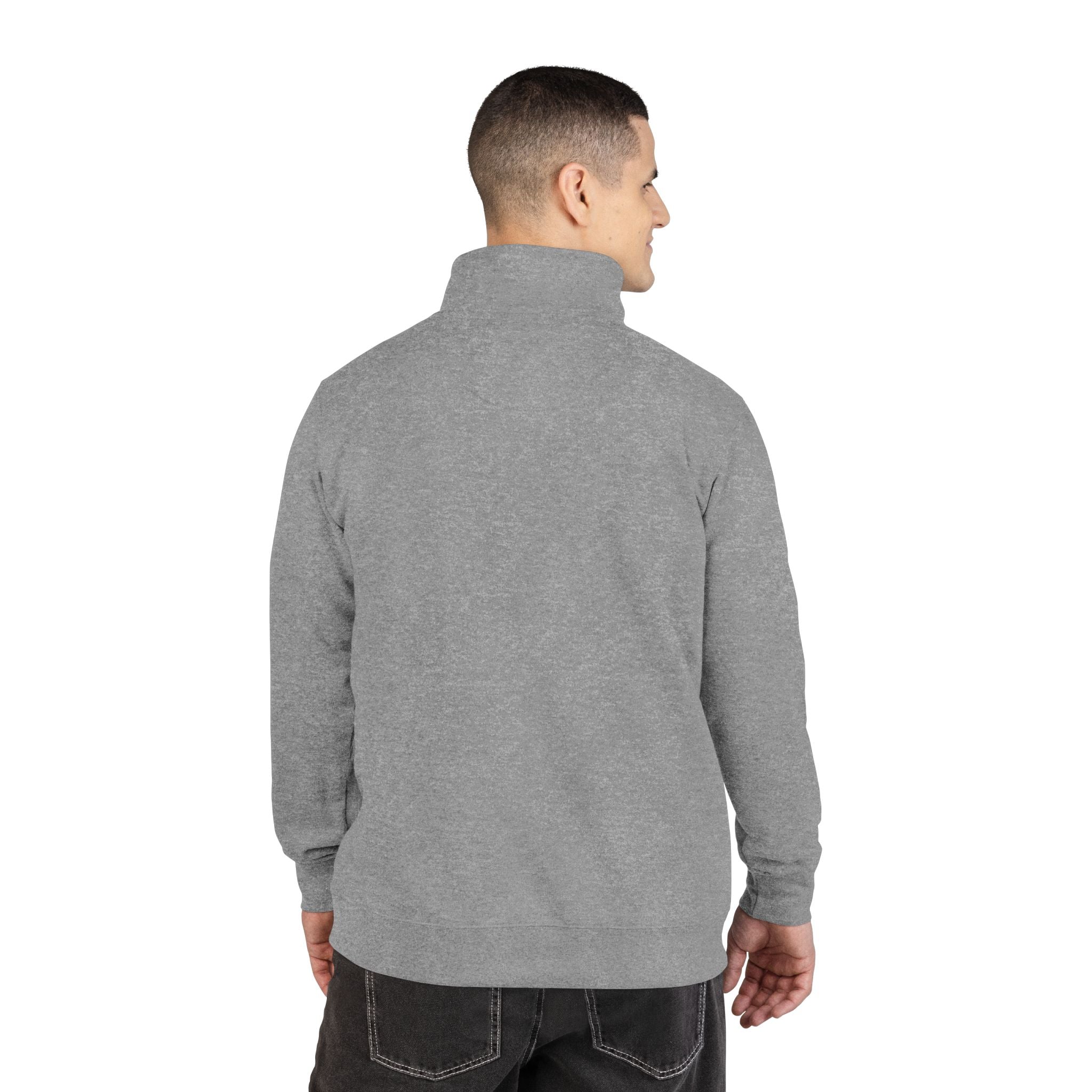 AK Embroidered Fox Runner 1/4-Zip Fleece Pullover