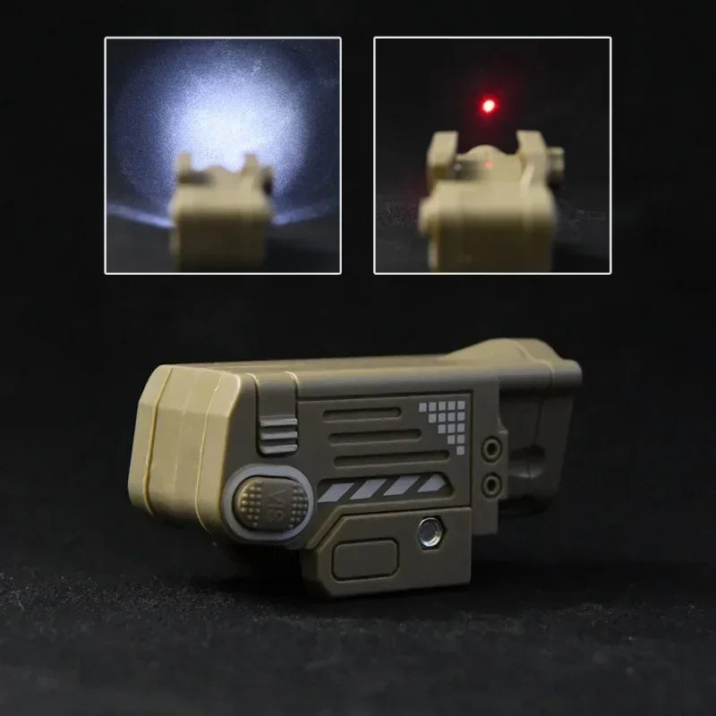 2026 New SBAL PL Airsoft Hunting Red Dot Laser Plastic Sight Strobe Flashlight Pistol Hanging Scout LED Lamp