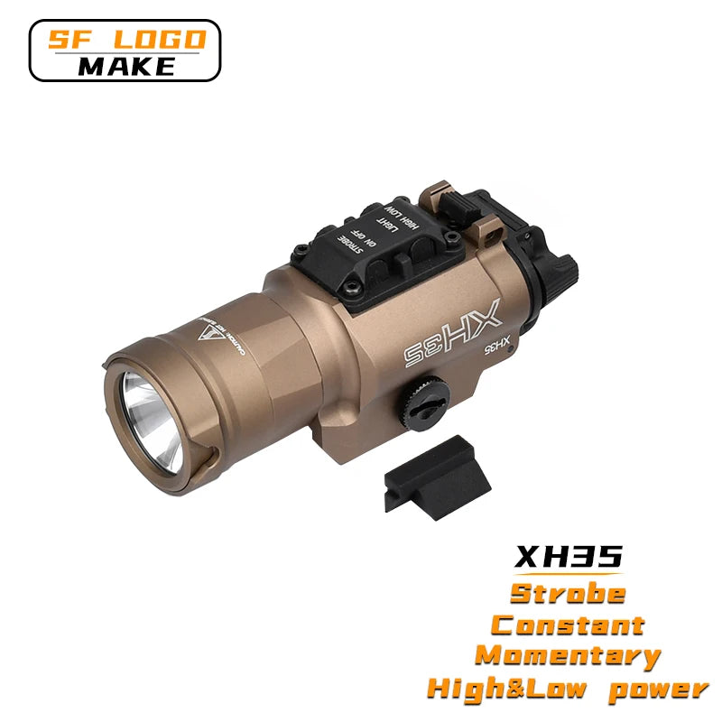 Surefir X300 X300U Ultra X300V XH35 Metal Strobe LED Light Fit 20mm Rail Hanging Hunting Flashlight Airsoft Tactical Pistol gun