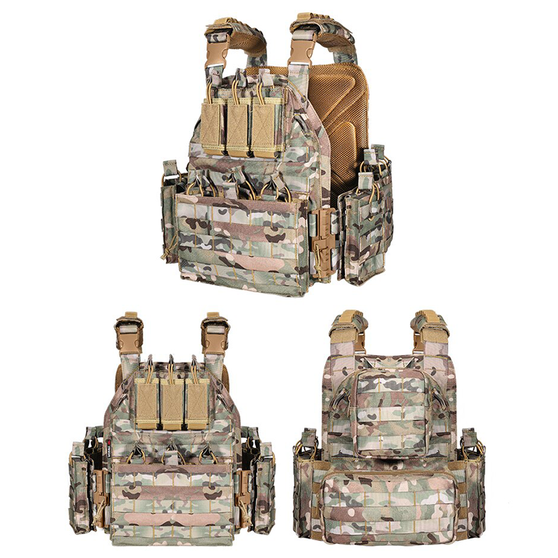 CS game equipment quick-release gun battle multi-camera vest