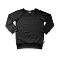 Youth Bamboo Raglan Pullover | Black-0