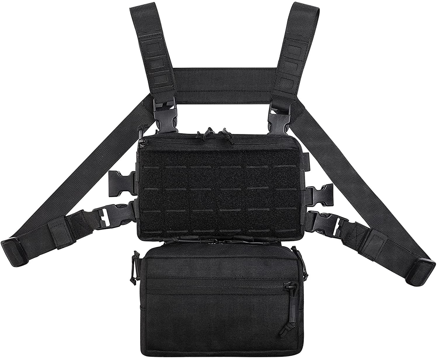 Tactical Chest Rig / Sub Abdominal Pouch Set