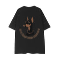 Doberman Pinscher Embroidered Short Sleeve Men