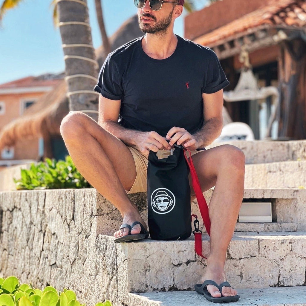 Night Platinum Flip-Flops + Drybag