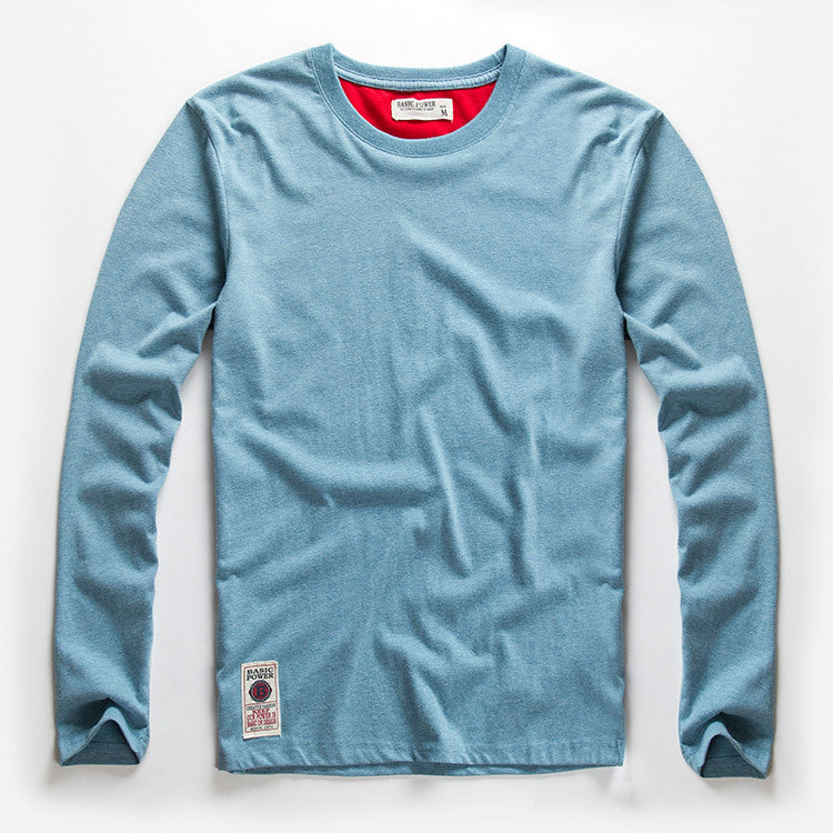 Men's Long-sleeved Round Neck Bottoming Shirt