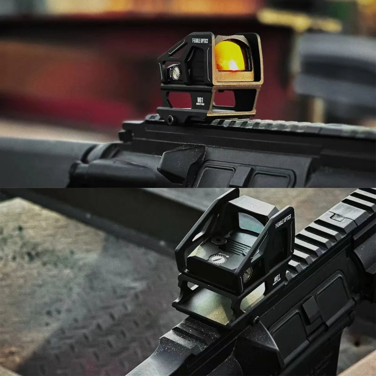 Tactical Red Dot Sight Protective Exoskeleton Universal Airsoft Scope Case 20mm Picatinny Rail Riser Heightening Bracket Gear