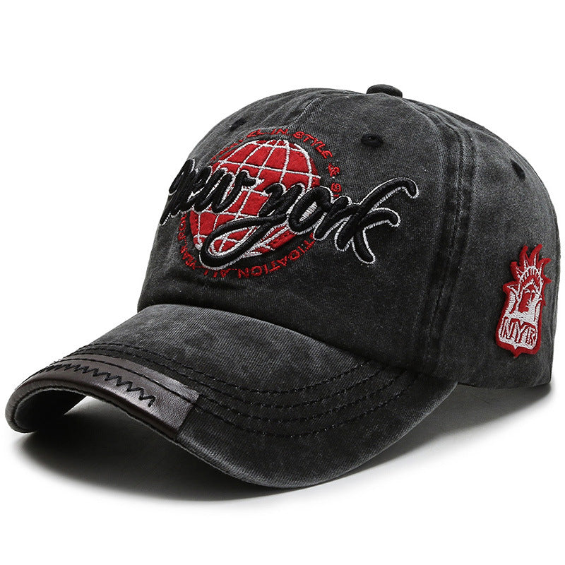 NY Old Letter Embroidered Hat Made