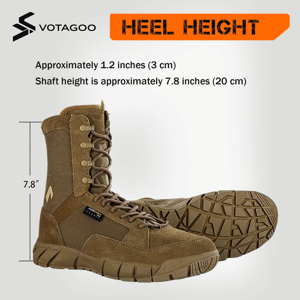 VOTAGOO® Men's 8 inch Tactical Boots