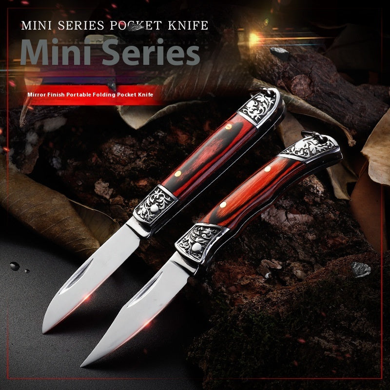 Acrylic Handle Portable Outdoor Folding Knife