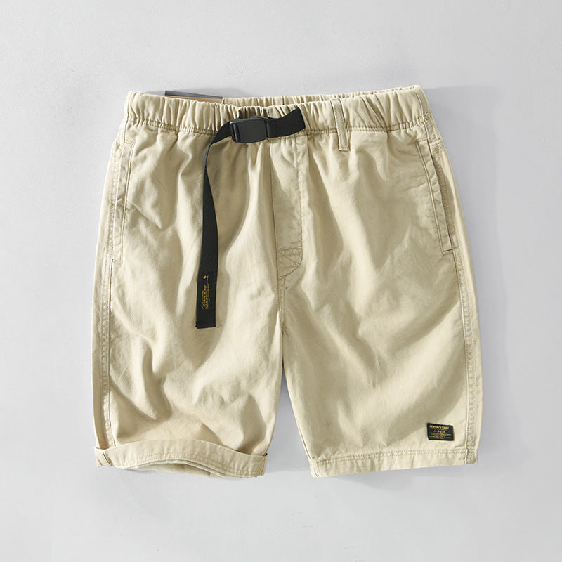 Men's Cotton Casual Workwear Five Point Shorts