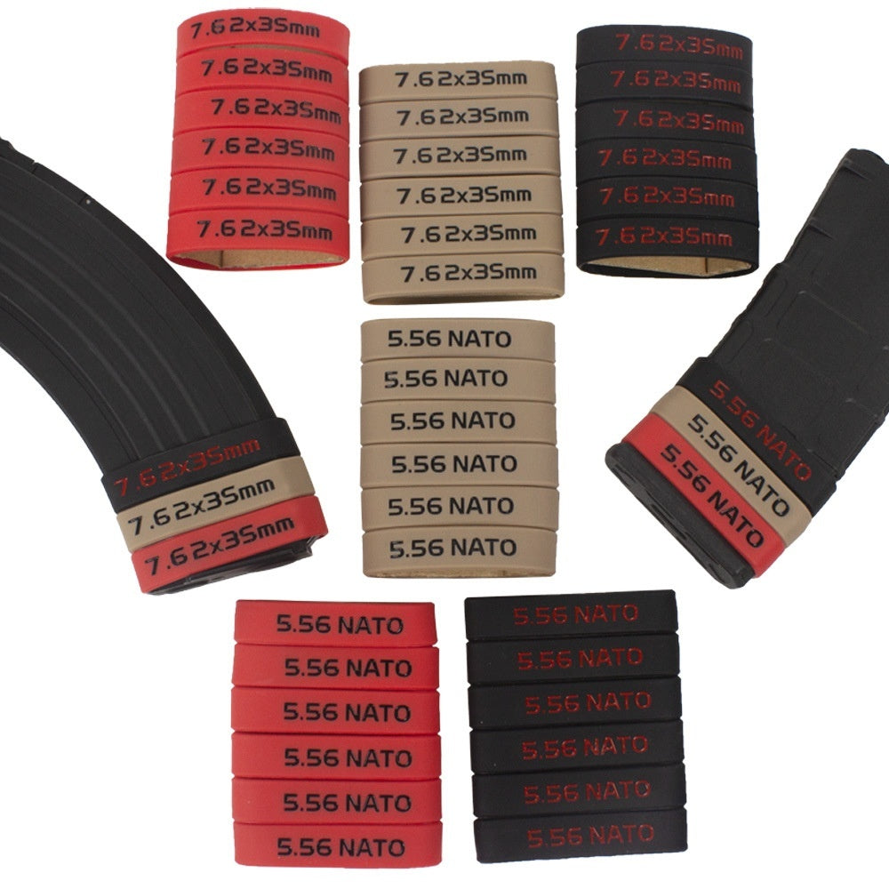 Cartridge Mark Belt Magazine Marking Band Tactical Rubber Ring