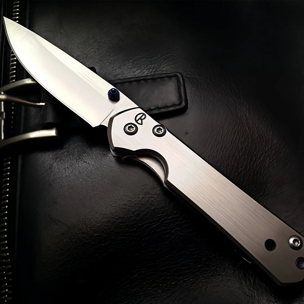 Chris Reeves Folding Knife, Outdoor Multifunctional Knife, Folding Knife Made of High Hardness Stainless Steel Knives Tool