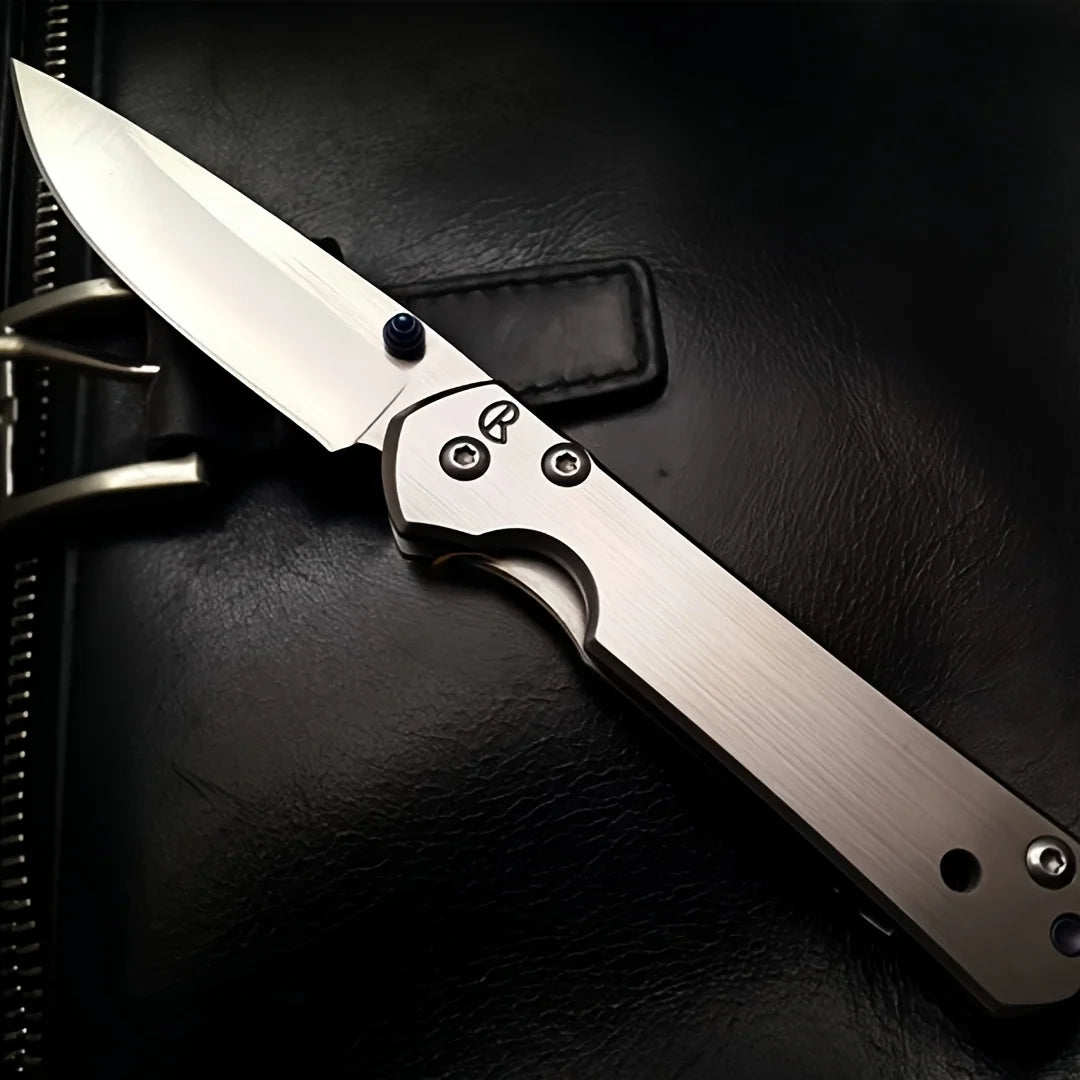 Chris Reeves Folding Knife, Outdoor Multifunctional Knife, Folding Knife Made of High Hardness Stainless Steel Knives Tool
