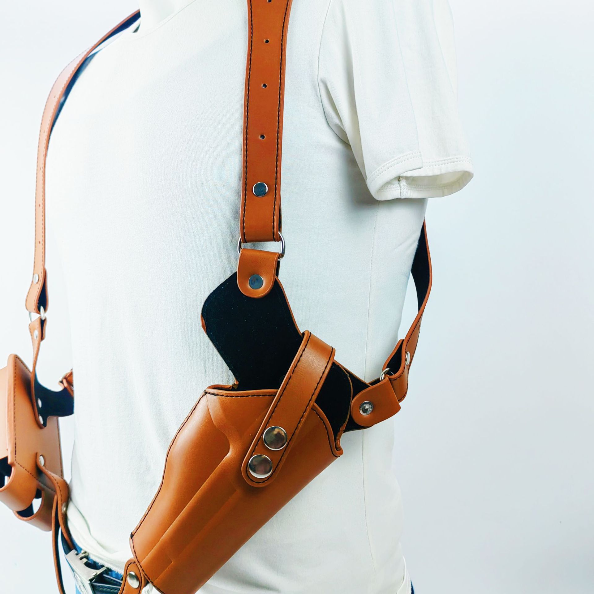 New Tactical Armpit Universal Holster Outdoor Hidden Leather Sunday Bag