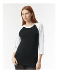 American Apparel - Unisex CVC Three-Quarter Sleeve Tee - 2003CVC