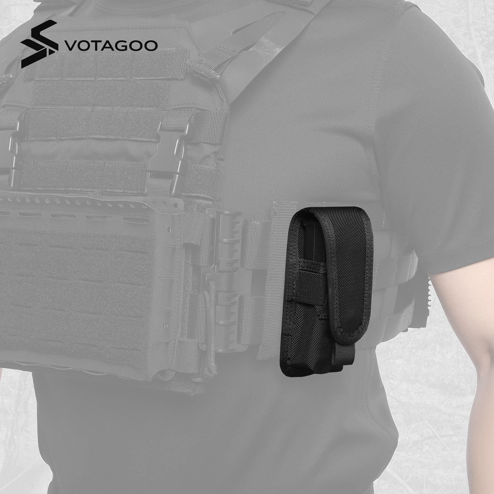 VOTAGOO® Single Double Nylon Mag Pouch-4
