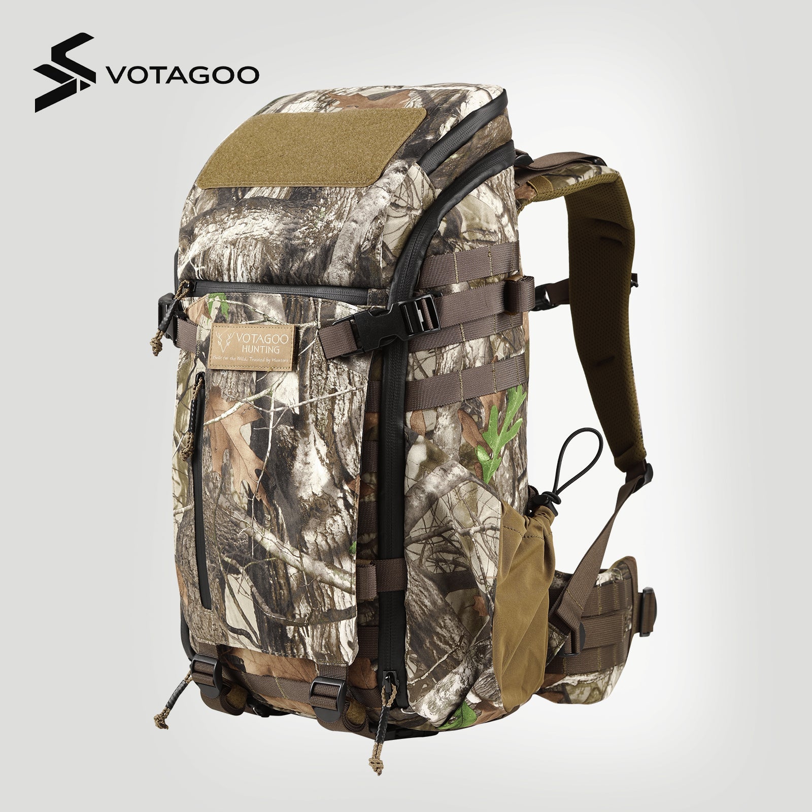 VOTAGOO® Hunting Backpack with Rifle/Bow Carry System-5