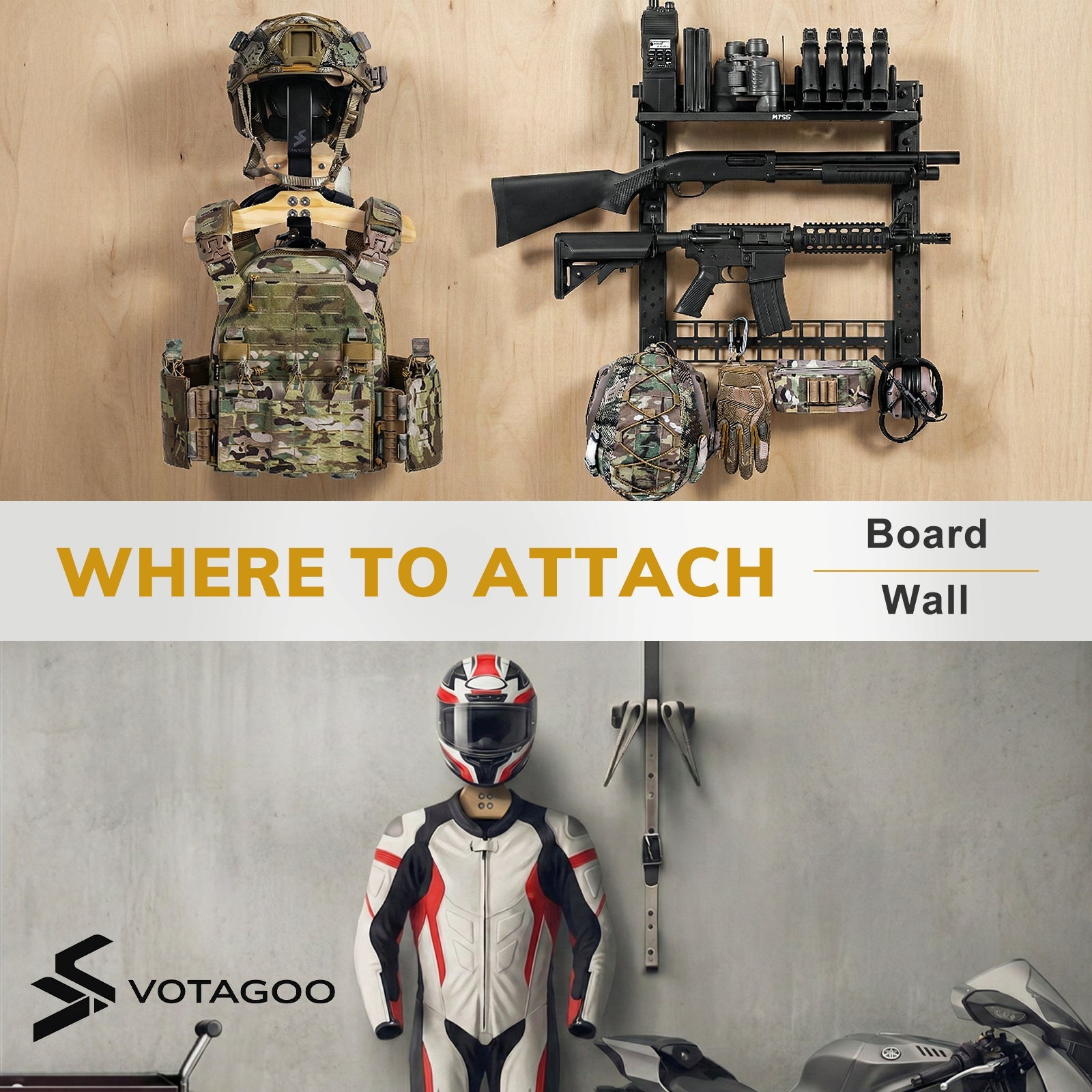 VOTAGOO® Gear Helmet Rack