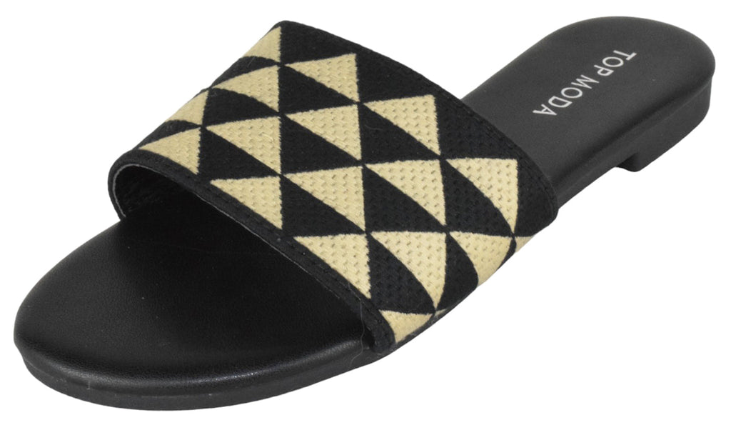 ONO-5 Black/Beige TOP MODA