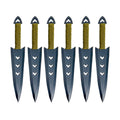 Apache Warrior Arrowhead Six Throwing Knife Set