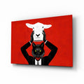 Sheep in Wolf's Clothing Glass Wall Art-0