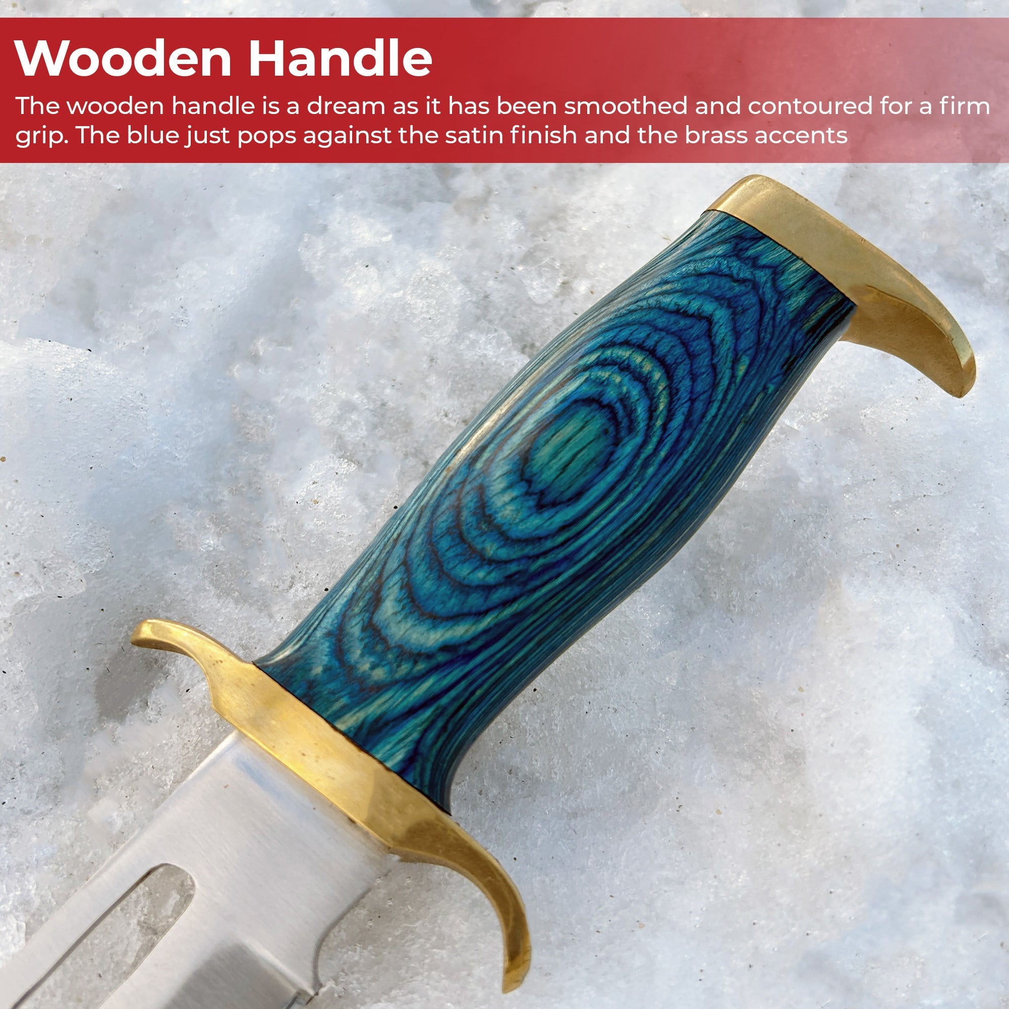 Fixed Blade Tanzania Ridge Hunting Knife