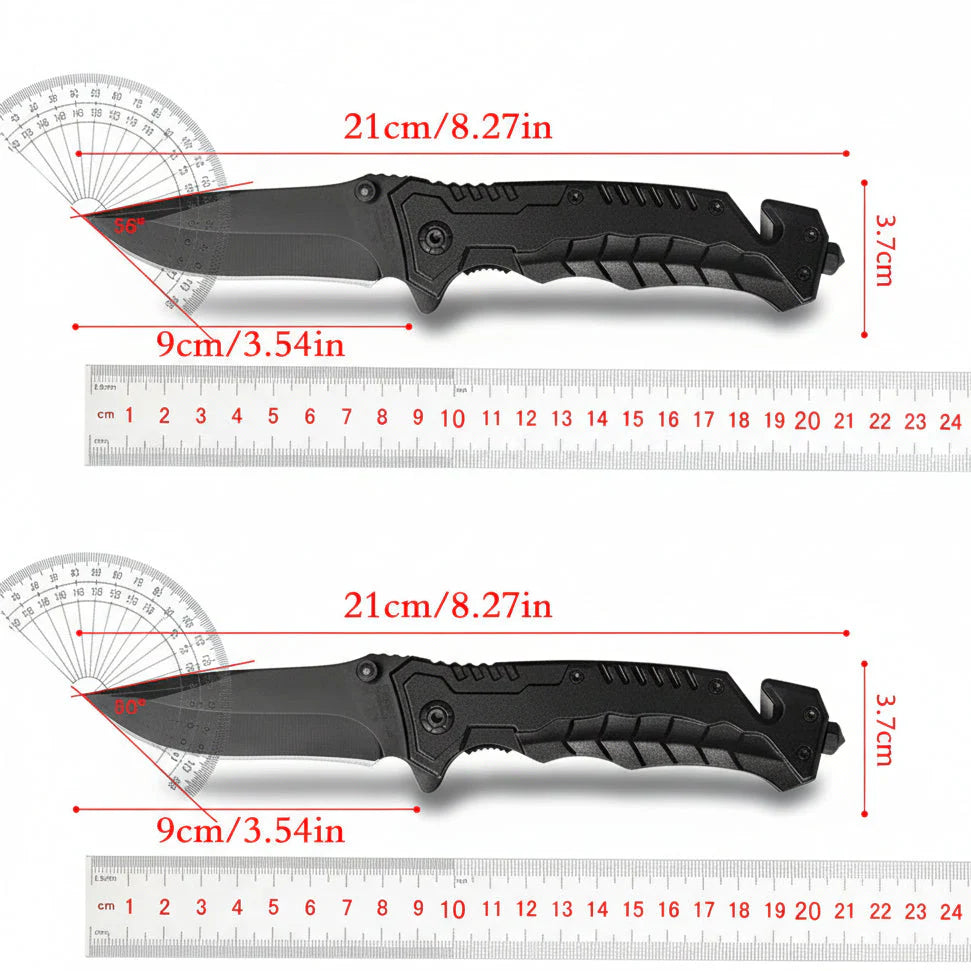 Folding Camping Knife with Safety Lock – Portable EDC Pocket Knife for Fishing & Outdoor Use