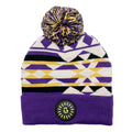 Sahara Purple Pom Beanie