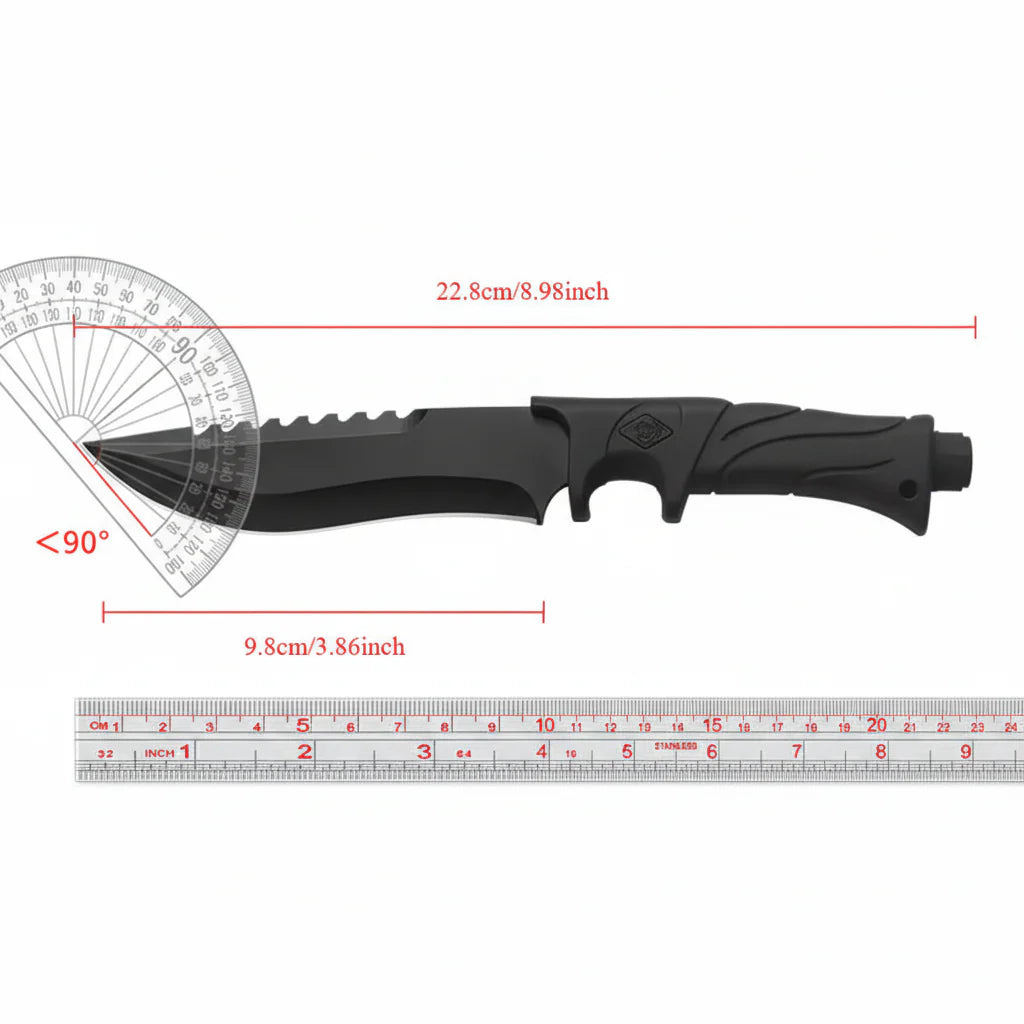 Outdoor Fixed Blade Knife – Portable Camping & Fishing Utility Knife for EDC & Hiking