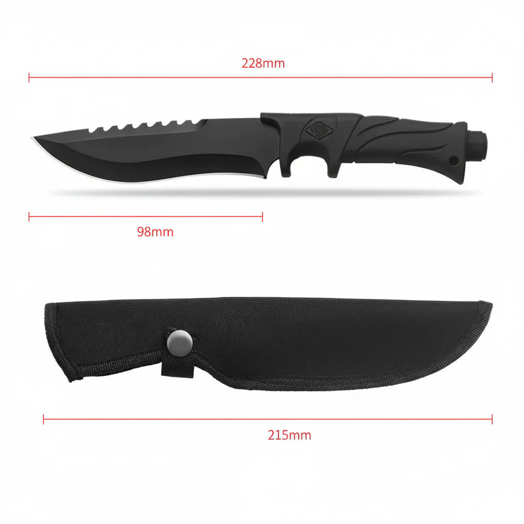 Outdoor Fixed Blade Knife – Portable Camping & Fishing Utility Knife for EDC & Hiking