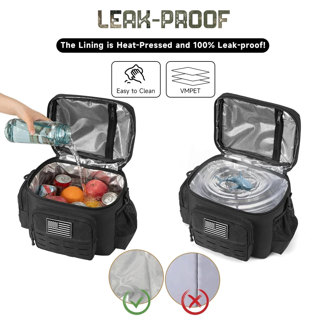 NNEOBA Tactical Thermal Cooler Bag: Military-Grade, Heavy Duty, Leakproof, Insulated, Durable