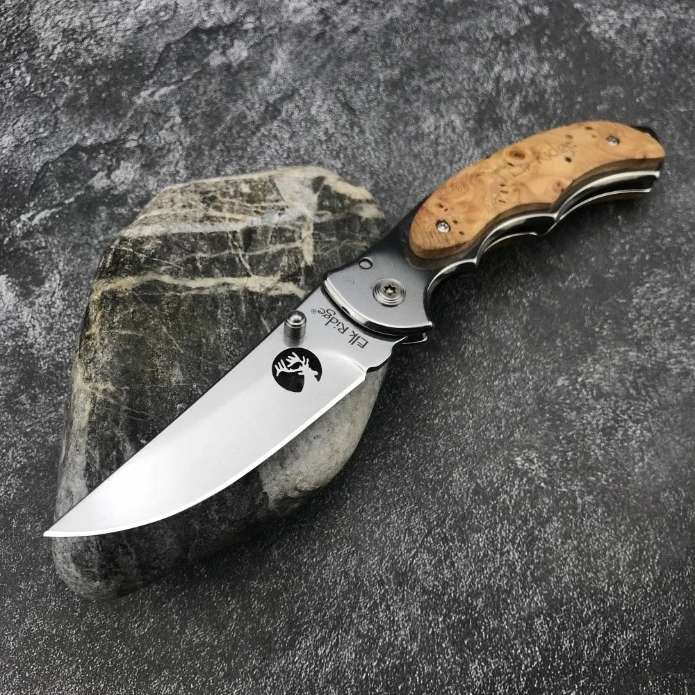NNEOBA Professional Mini EDC Pocket Knife Brown