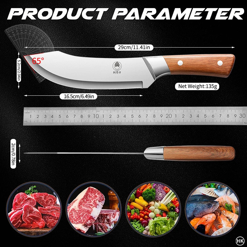NNEOBA Precision Boning Knife Brown