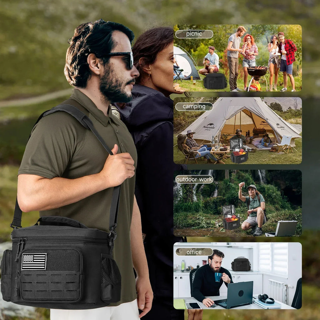 NNEOBA Tactical Thermal Cooler Bag: Military-Grade, Heavy Duty, Leakproof, Insulated, Durable