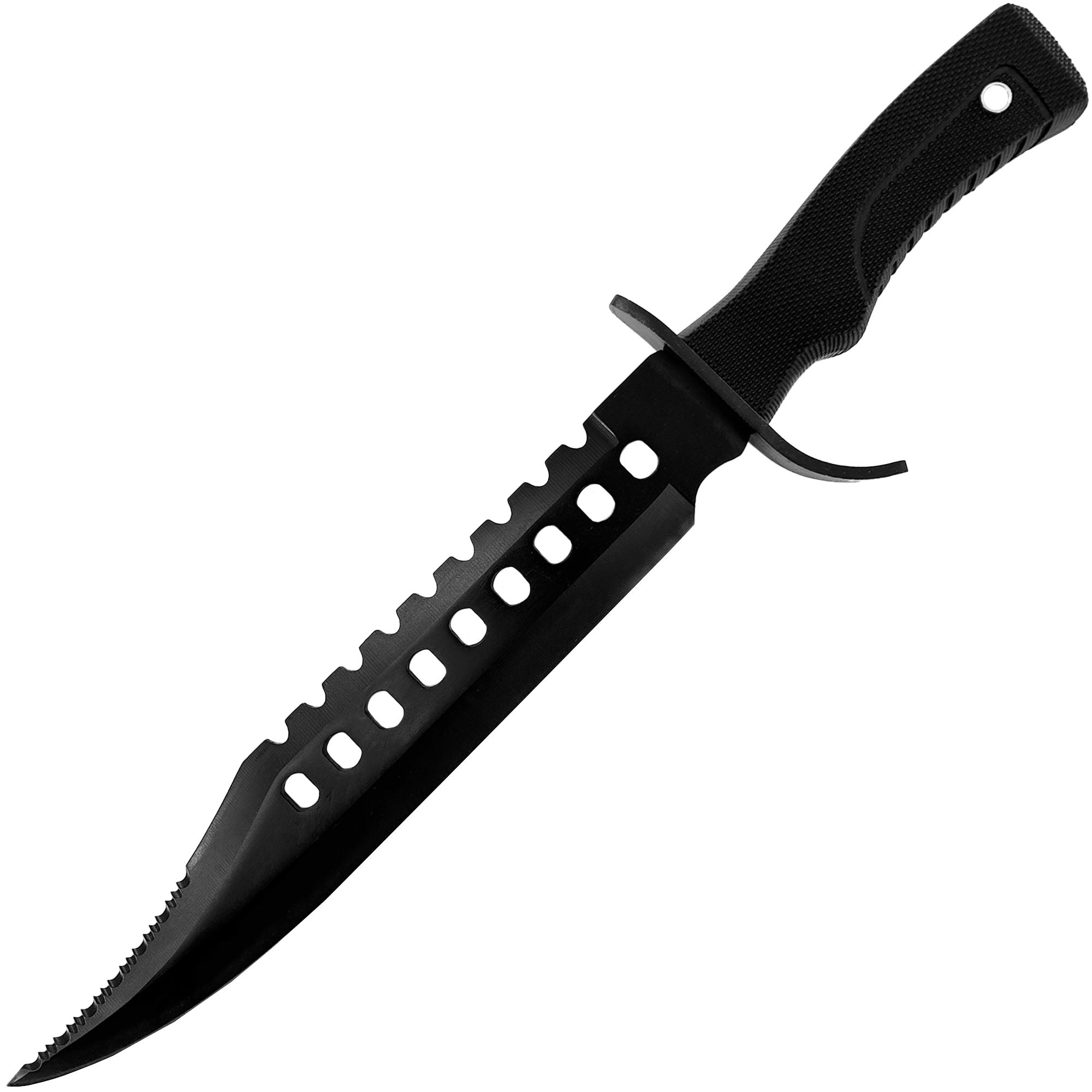 Survivors Bowie Sawback Knife 17 Inches Black