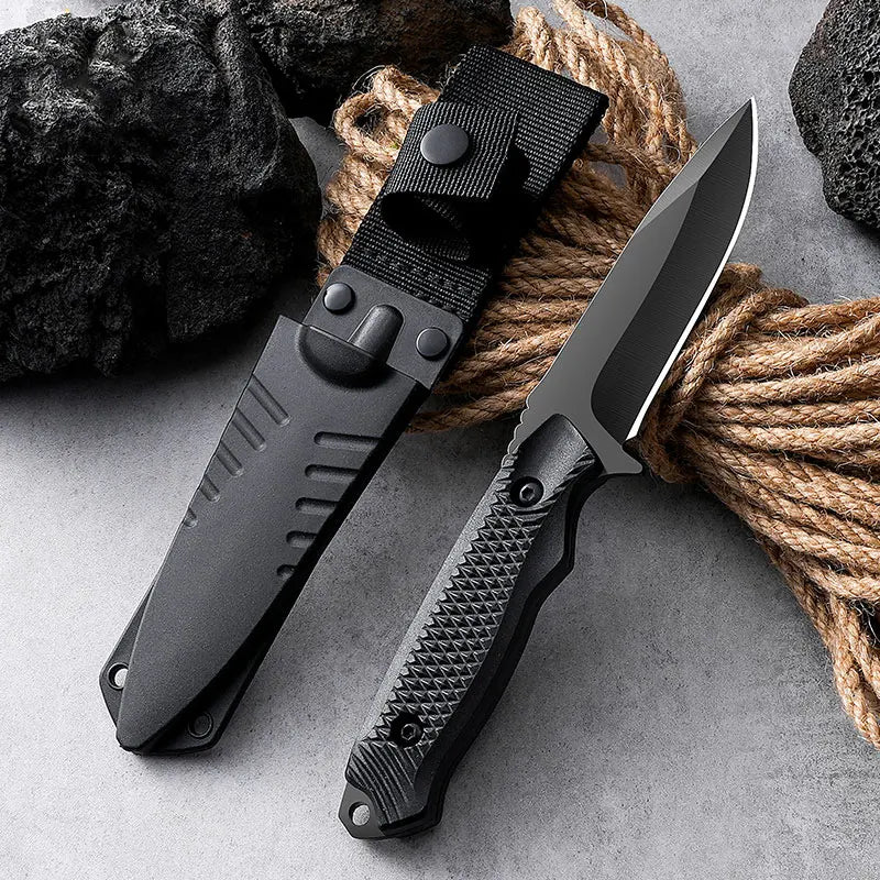 NNEOBA Sheath Pocket Knife Black
