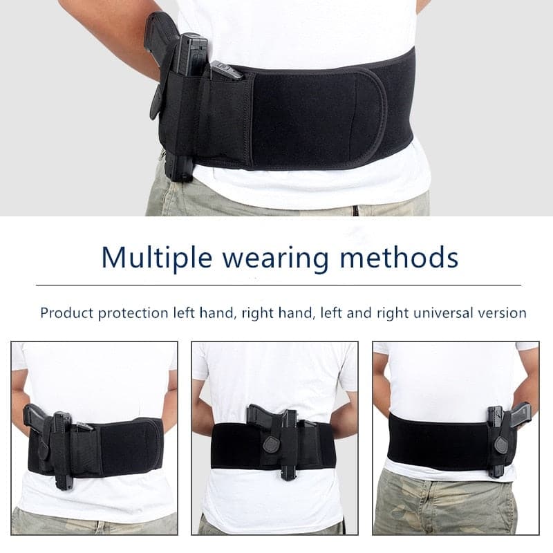Tactical Pistol Holster Military Portable Hidden Holster Wide Belt