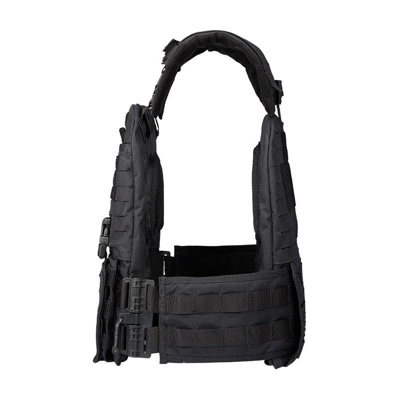 military tactical plate carrier vest with cummerbund pouches