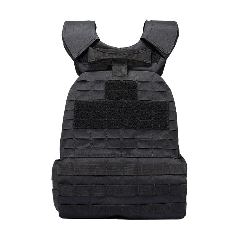 military tactical plate carrier vest with cummerbund pouches