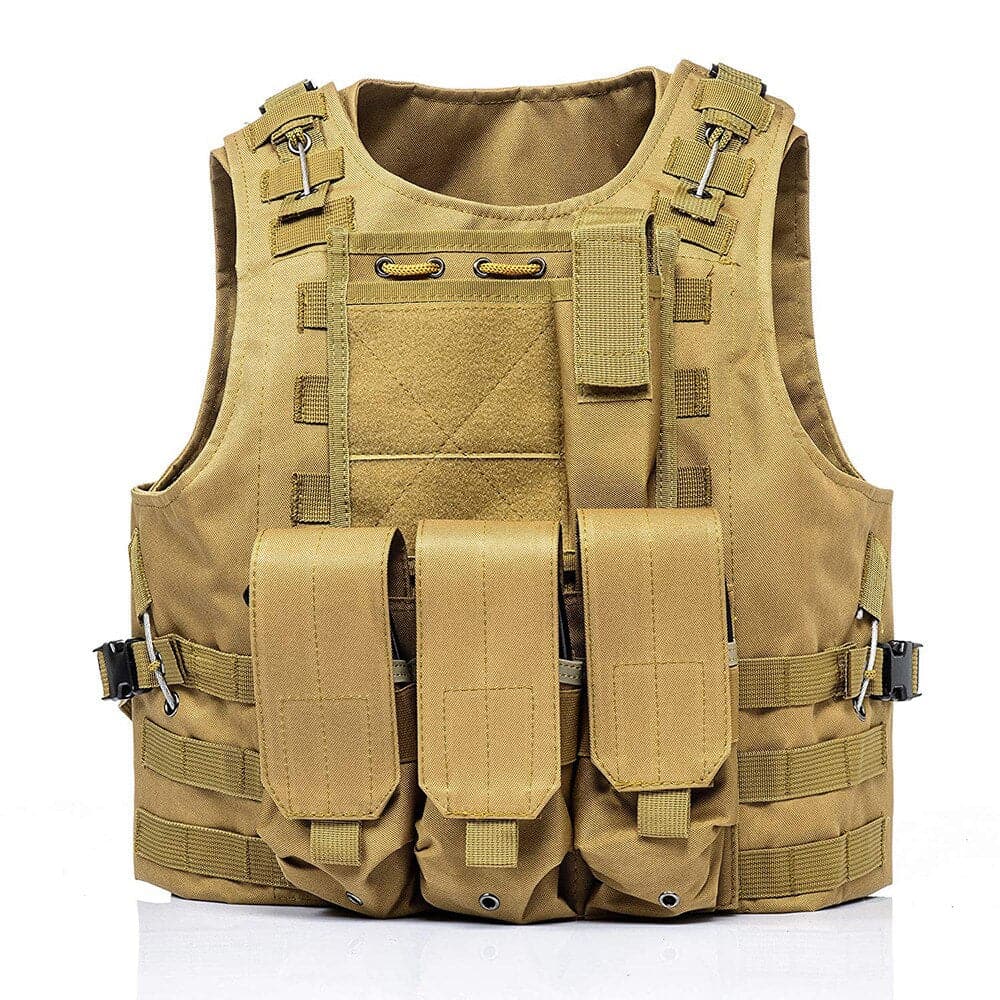 Fashion multifumctional ajustable shoulder strap military vest